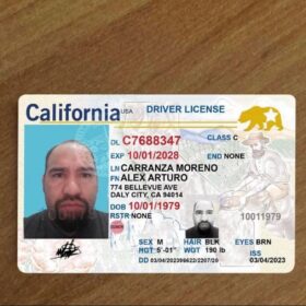 Buy California Driver License and ID Card