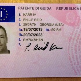 Buy Italian Driver's license online